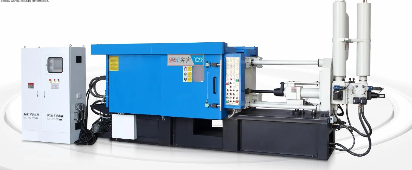 Representative compact range cold chamber die casting machine for the DC300T size range