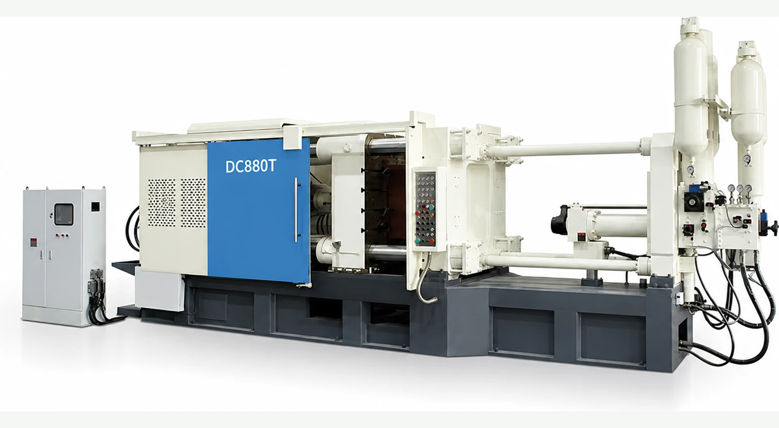 Cold chamber die casting machine for initial automotive and EV application screening