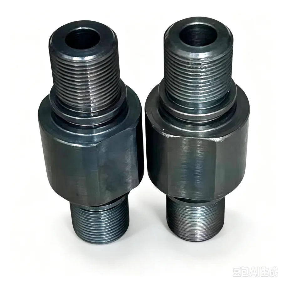 Threaded plunger rod couplings and cold chamber injection connectors