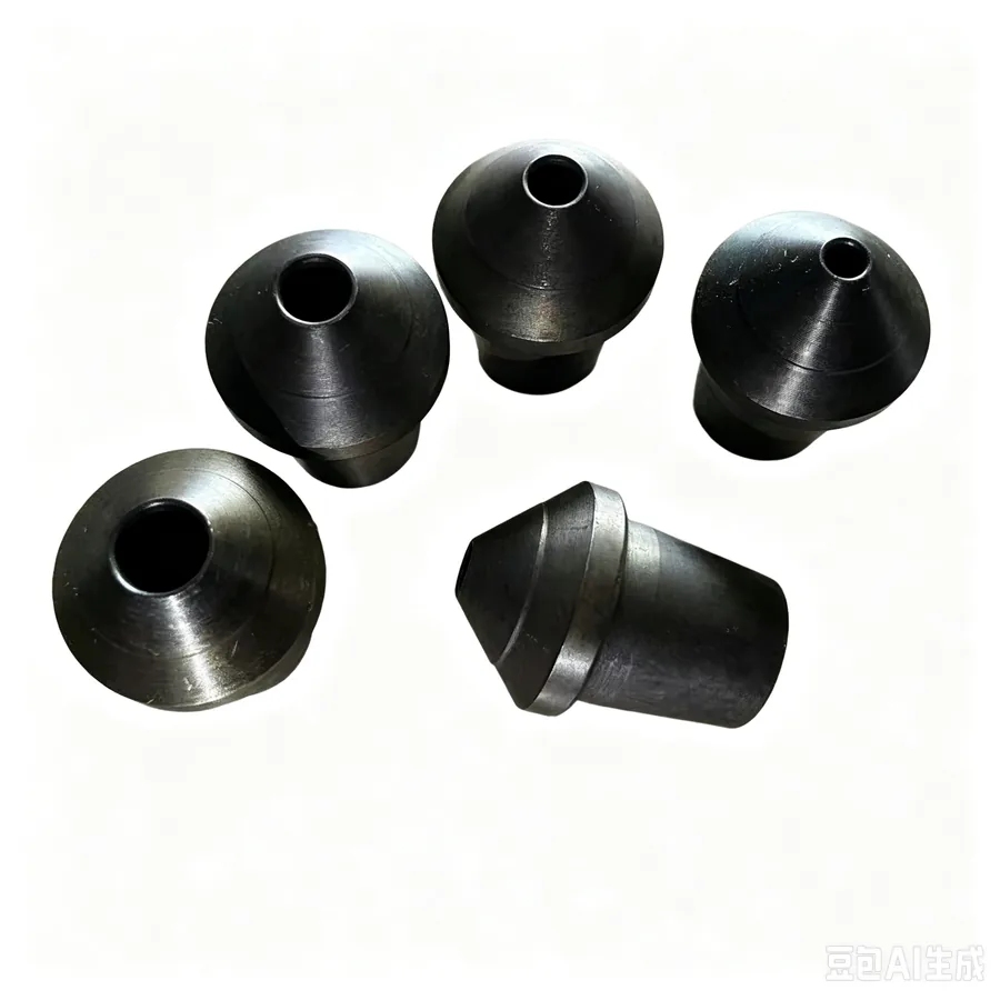 Tapered hot chamber die casting nozzle tips in different sizes