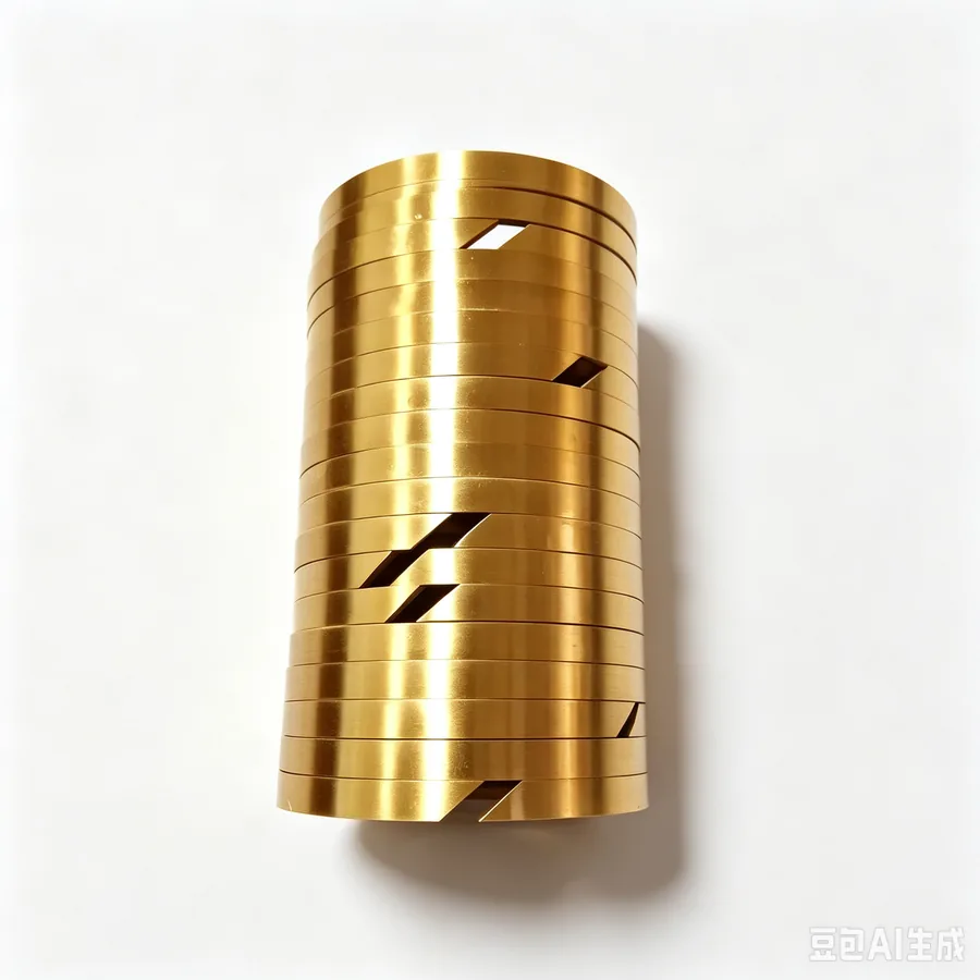 Grooved brass hot chamber die casting plunger tip